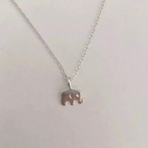 RESTOCKED Lucky Elephant Necklace Silver